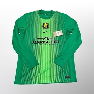 Nike Utah Royals FC Goalkeeper Jersey Long Sleeve Green NWSL Soccer Unisex Large